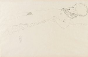 横になっているラフと裸の女の子